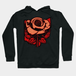 Ohio Rooted Rose Hoodie